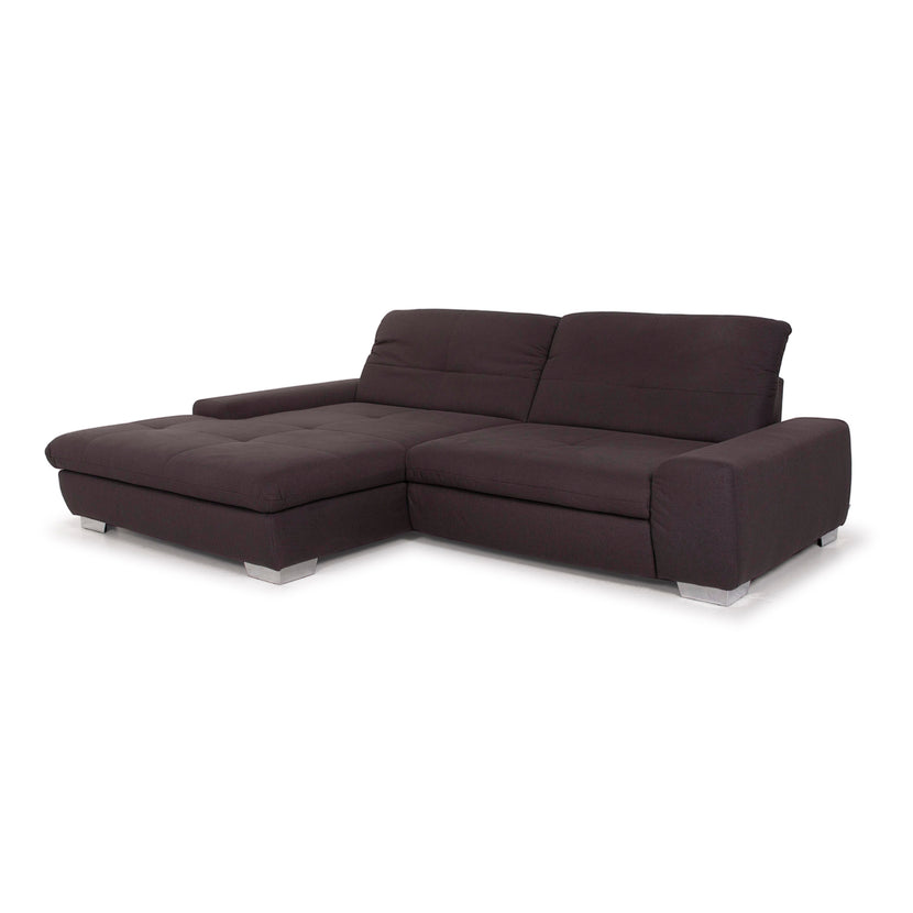 Pattern ring fabric sofa anthracite corner sofa #15124