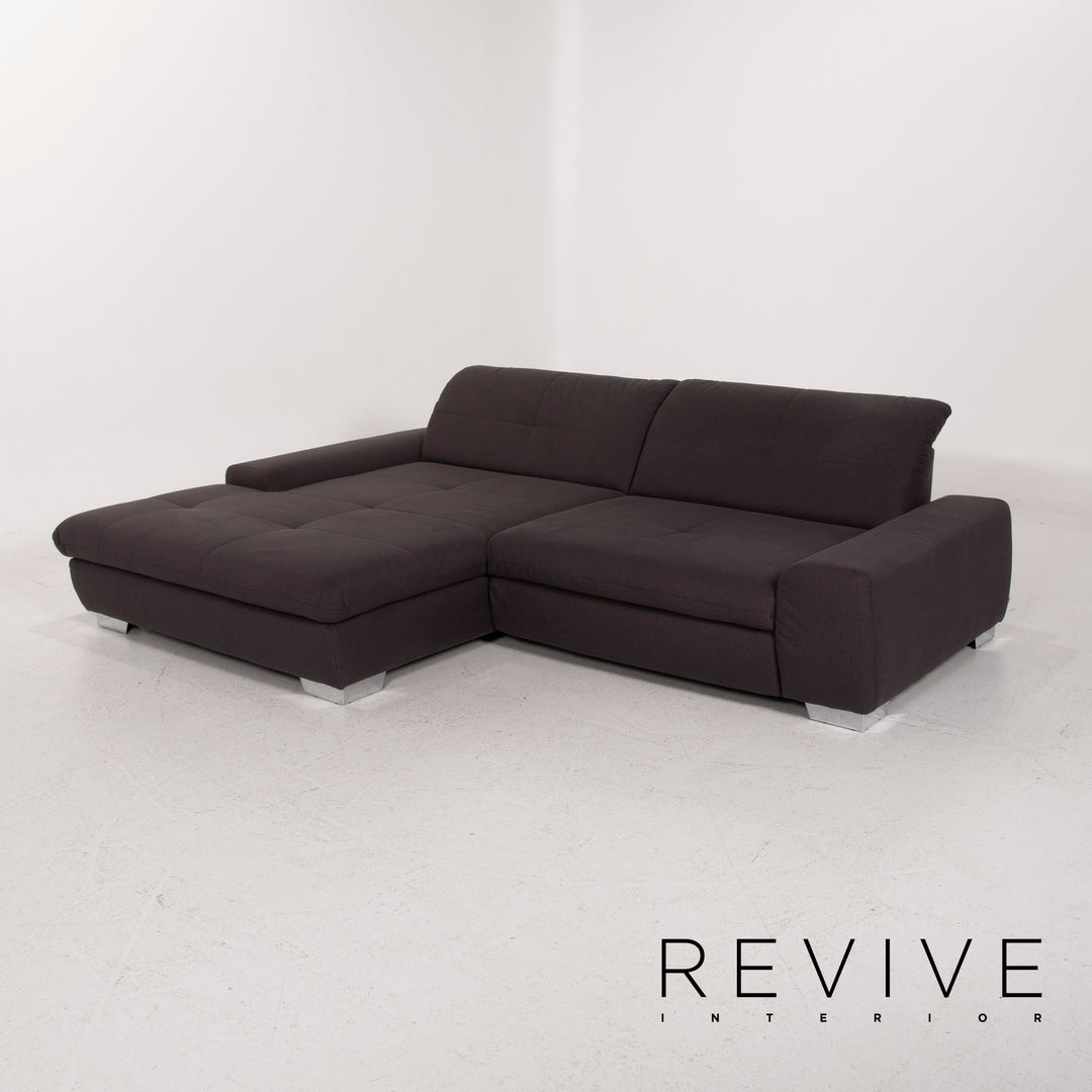 Musterring Stoff Sofa Anthrazit Ecksofa #15124