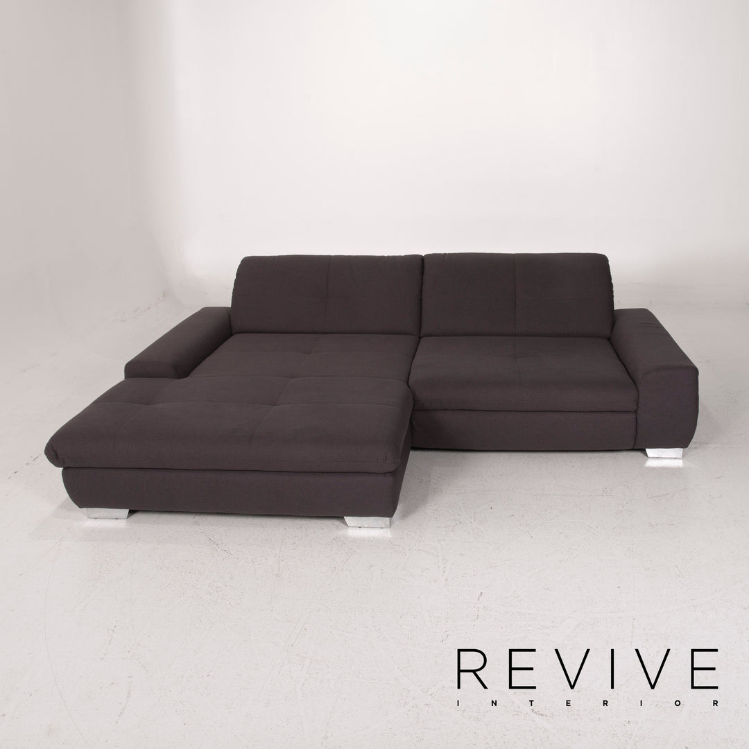 Musterring Stoff Sofa Anthrazit Ecksofa #15124
