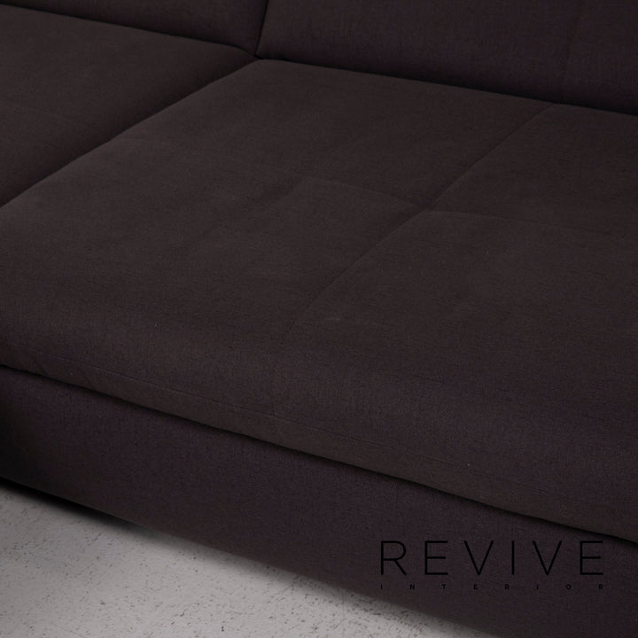 Musterring Stoff Sofa Anthrazit Ecksofa #15124