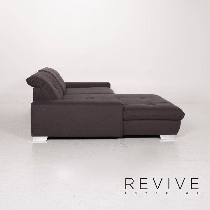 Musterring Stoff Sofa Anthrazit Ecksofa #15124