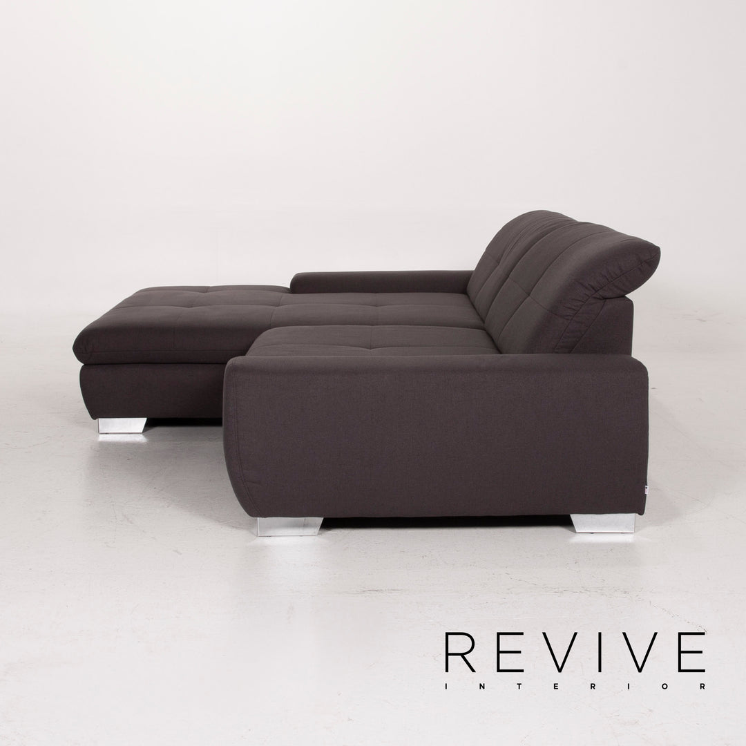 Musterring Stoff Sofa Anthrazit Ecksofa #15124