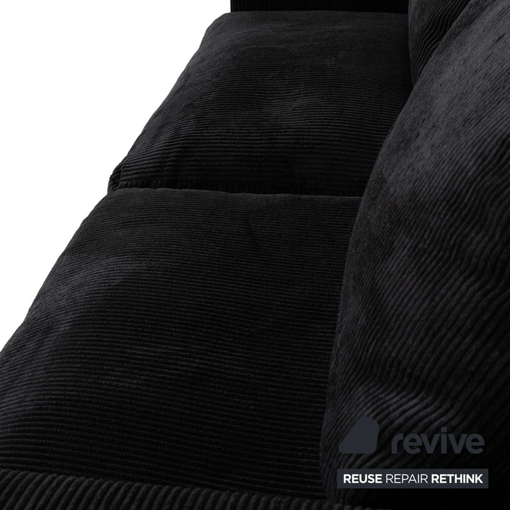 MYCS FLAYR Stoff Viersitzer Schwarz Sofa Couch