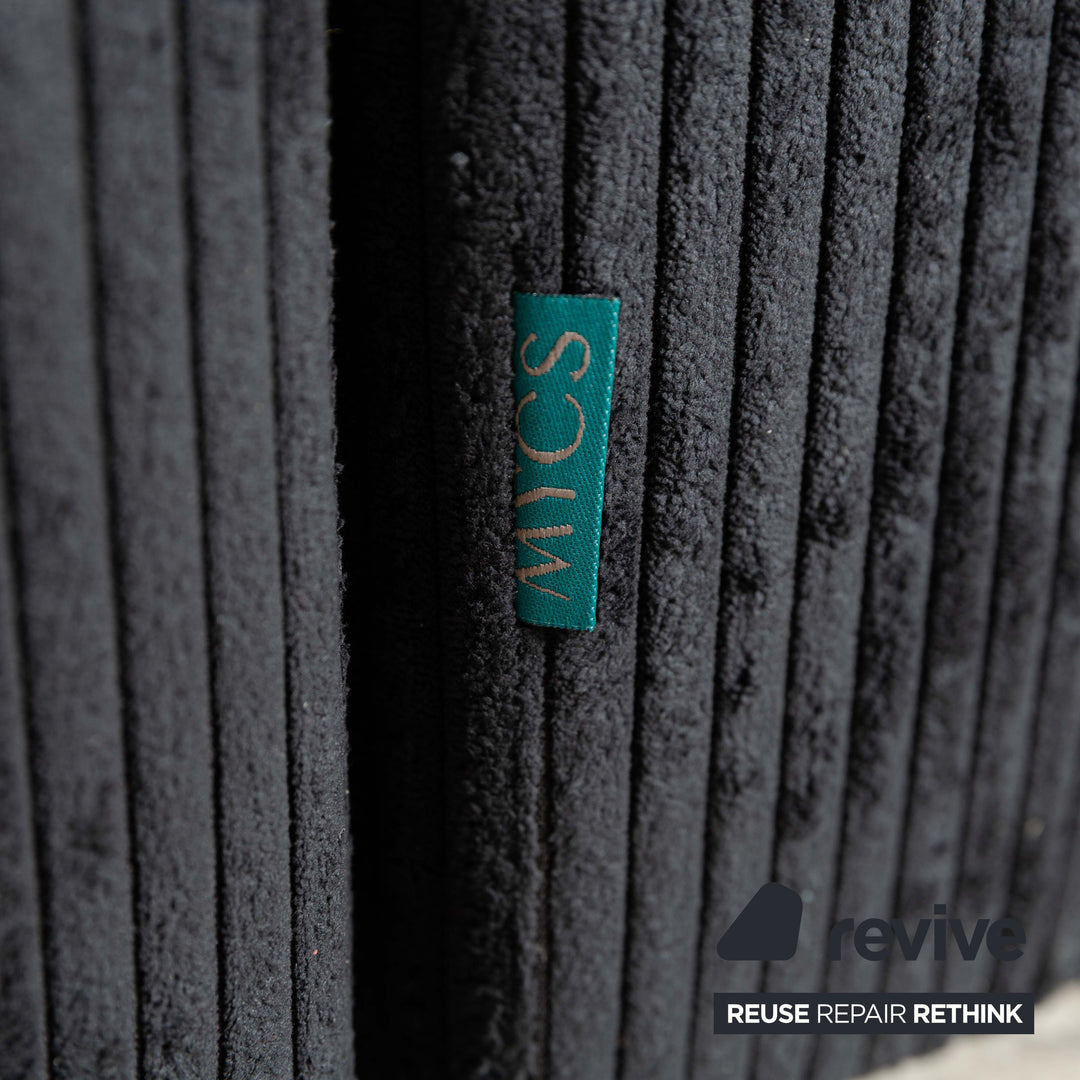 MYCS FLAYR Stoff Viersitzer Schwarz Sofa Couch