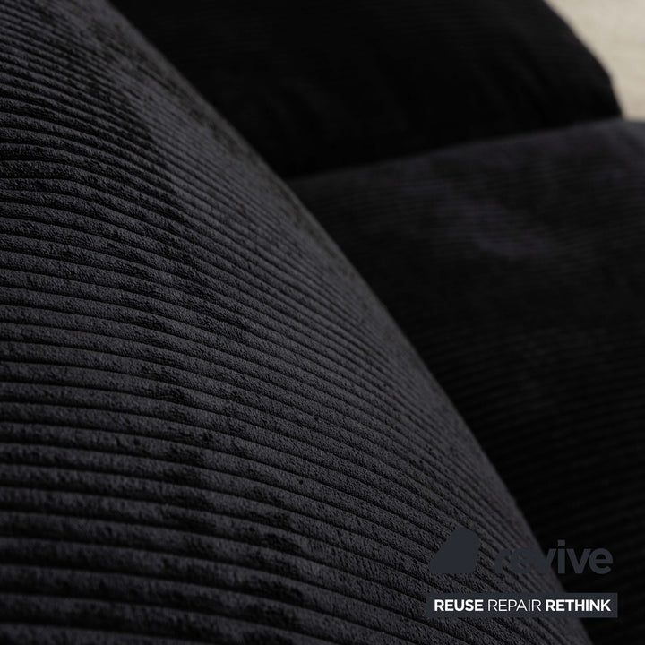 MYCS FLAYR Stoff Viersitzer Schwarz Sofa Couch