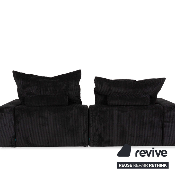 MYCS FLAYR Stoff Viersitzer Schwarz Sofa Couch