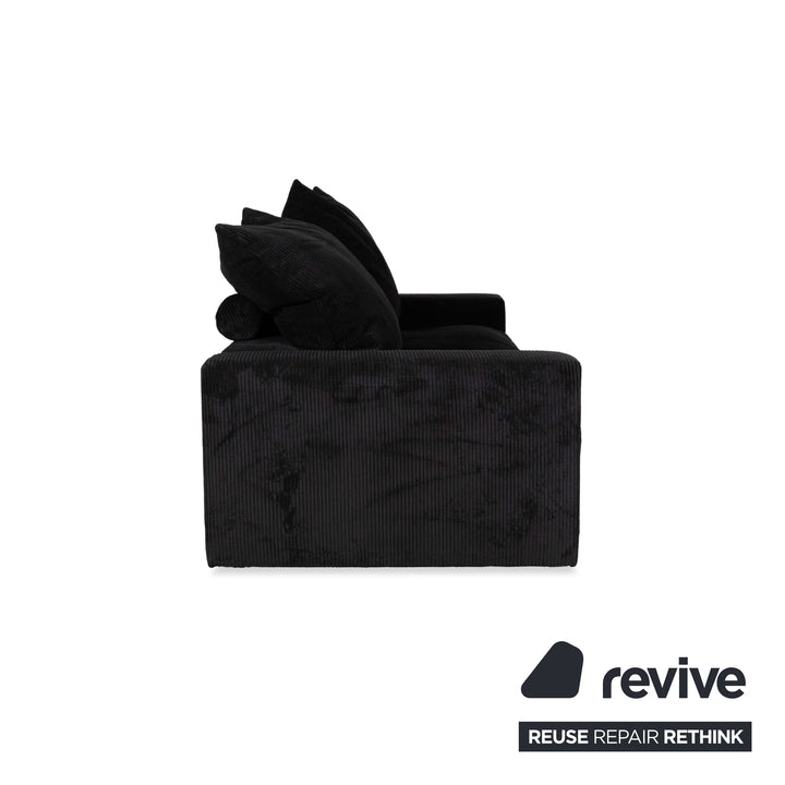 MYCS FLAYR Stoff Viersitzer Schwarz Sofa Couch