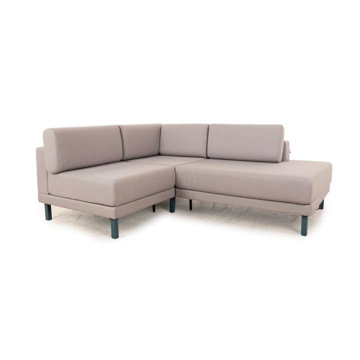 MYCS TYME Fabric Corner Sofa Gray Sofa Couch