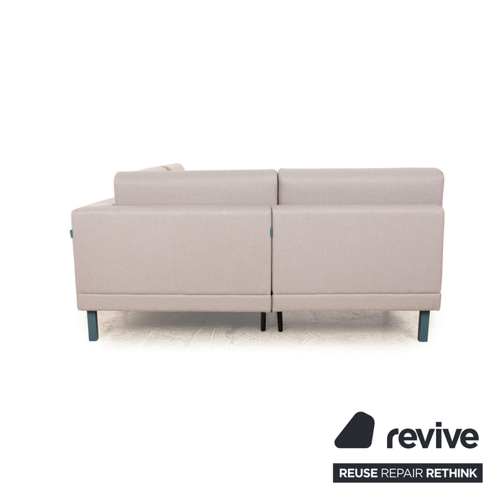 MYCS TYME Fabric Corner Sofa Gray Sofa Couch