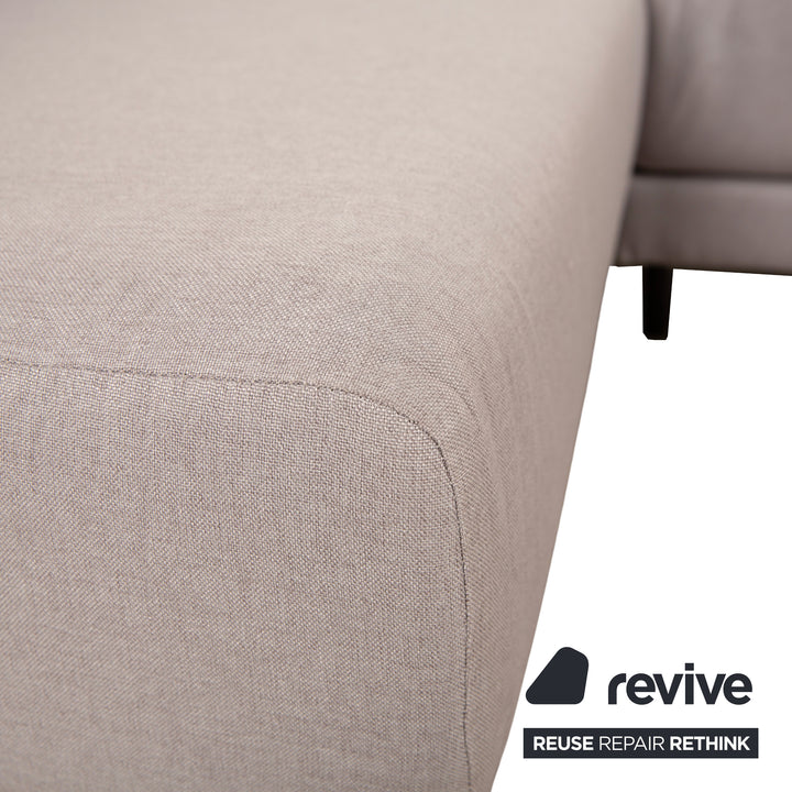 MYCS TYME Fabric Corner Sofa Gray Sofa Couch
