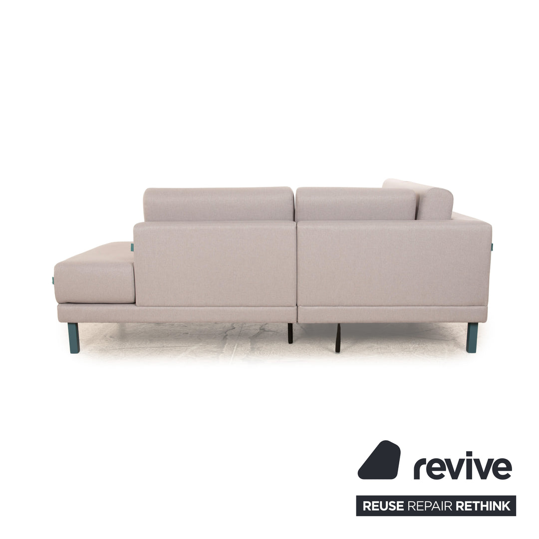 MYCS TYME Fabric Corner Sofa Gray Sofa Couch