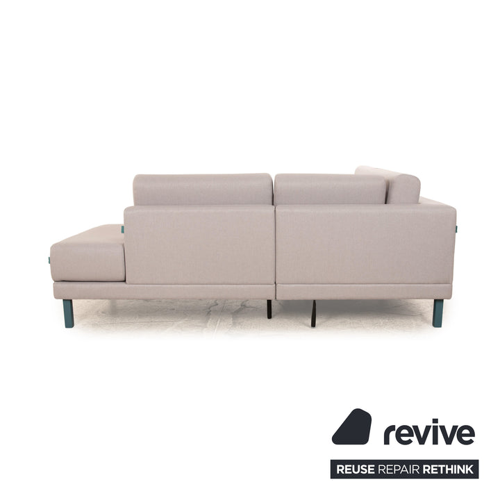MYCS TYME Fabric Corner Sofa Gray Sofa Couch