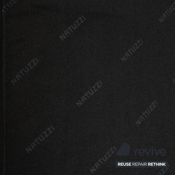 Natuzzi Relevé Leder Ecksofa Schwarz Sofa Couch