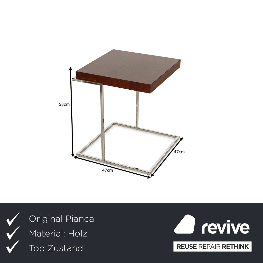 Pianca SERVOQUADRO Holz Couchtisch Braun Beistelltisch