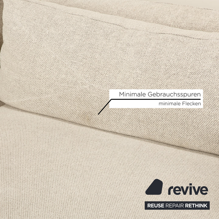 Poliform Bristol fabric corner sofa light grey sofa couch