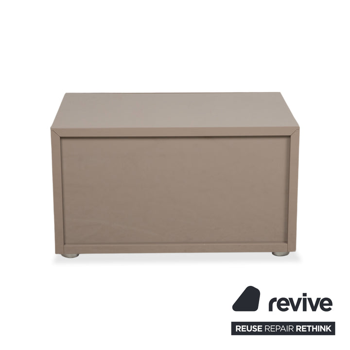 Poliform Dream Garnitur Holz 2x Sideboard Taupe Nachttisch