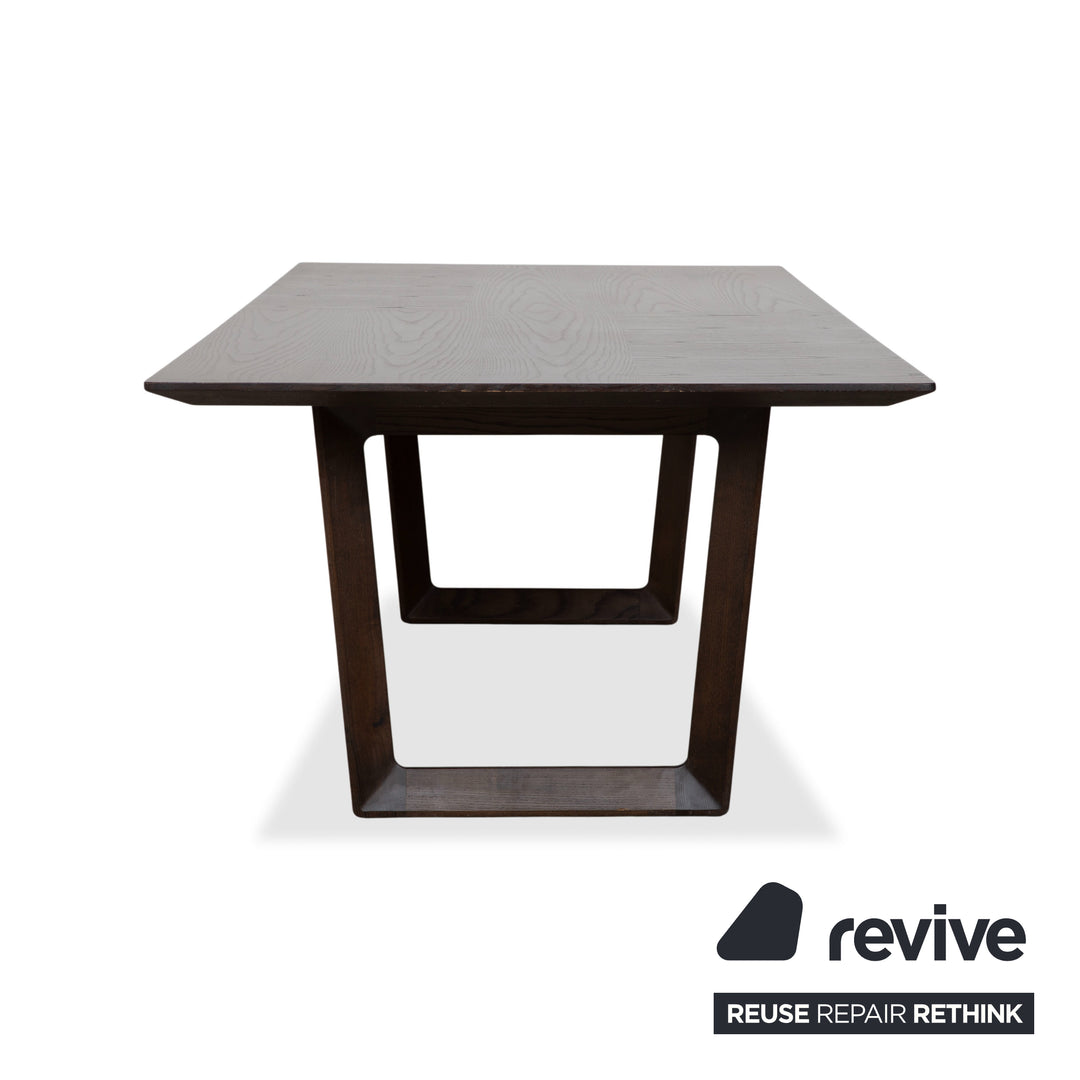 Table à manger en bois Poltrona Frau brun foncé