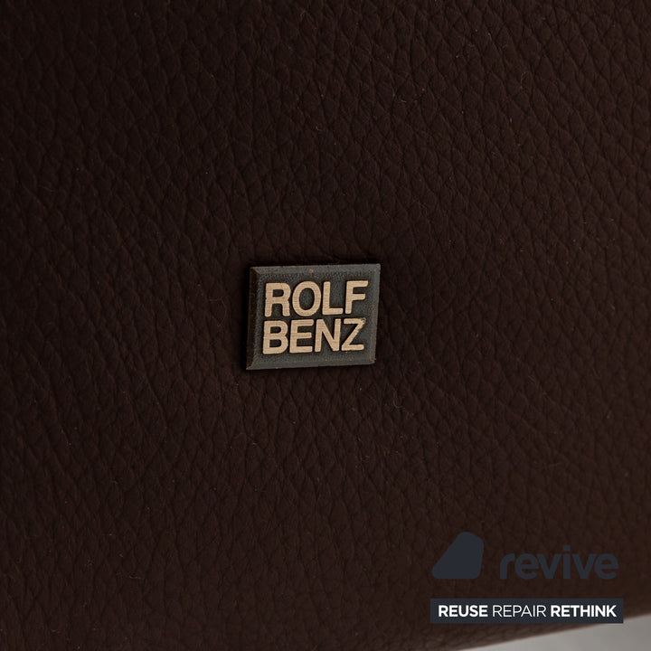 Rolf Benz 322 Leder Dreisitzer Braun Sofa Couch