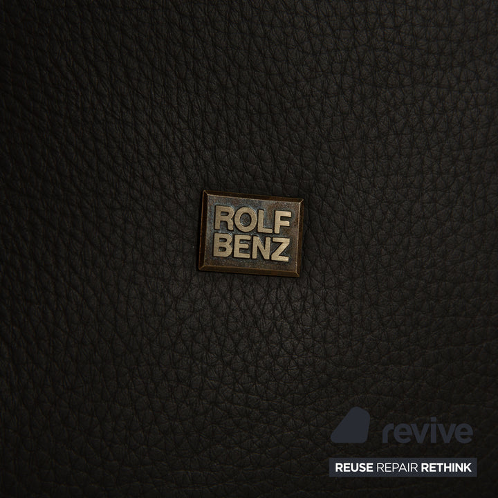 Rolf Benz 322 Leder Sessel Anthrazit