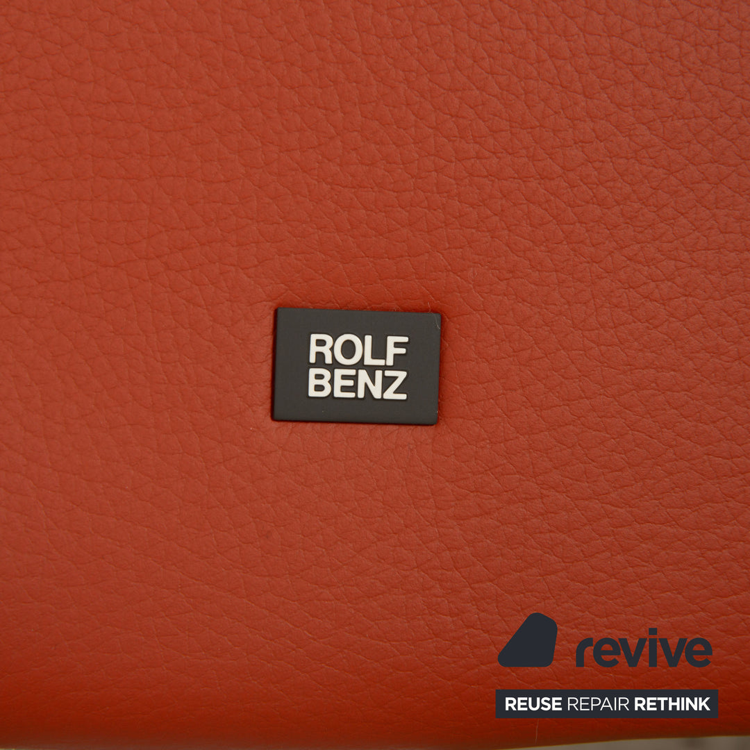 Rolf Benz 322 Leder Sessel Orange