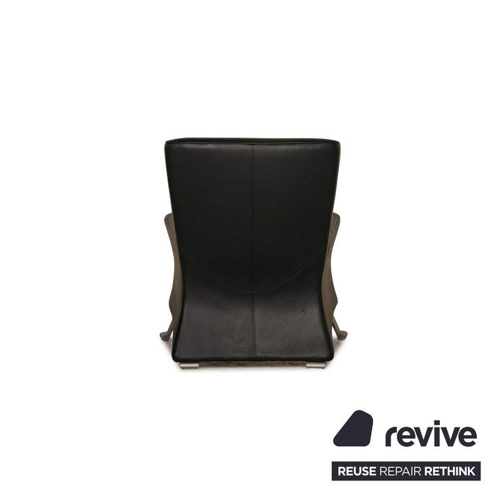 Rolf Benz 322 Leather Armchair Black