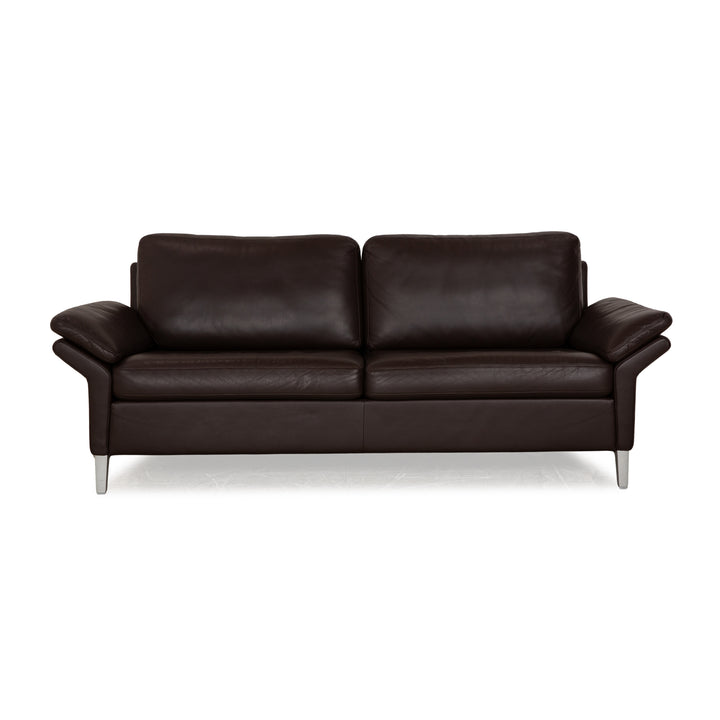 Rolf Benz 3300 Leder Dreisitzer Braun Sofa Couch