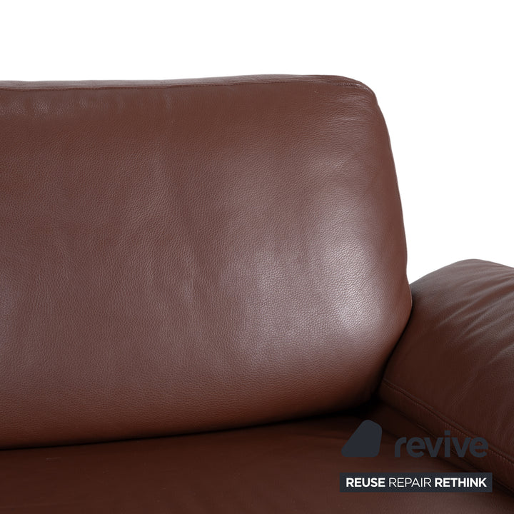 Rolf Benz 3300 Zweisitzer Leder Sofa Braun Couch