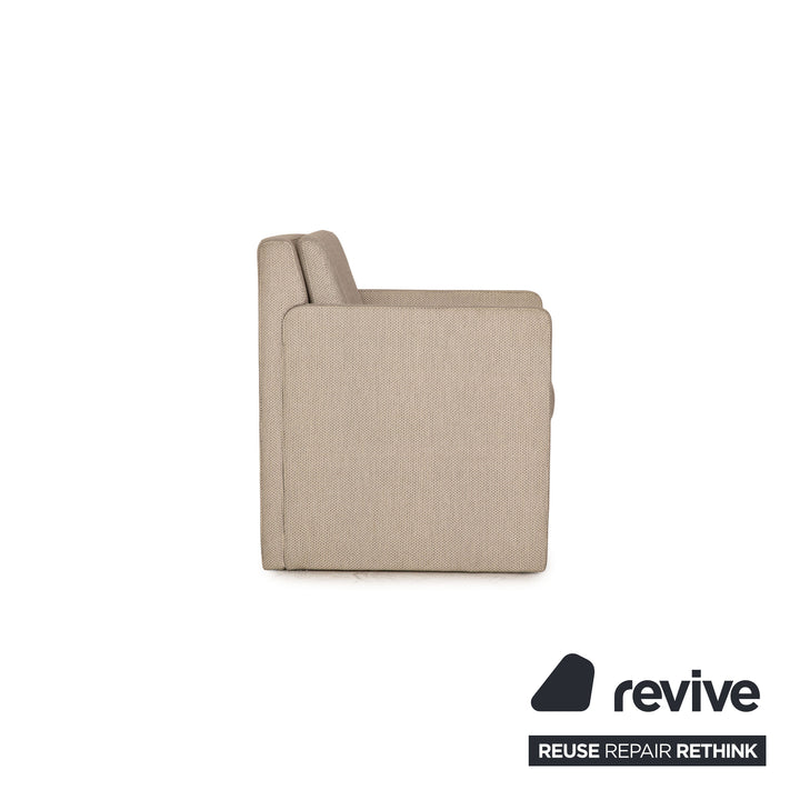 Rolf Benz Ego fabric armchair set grey