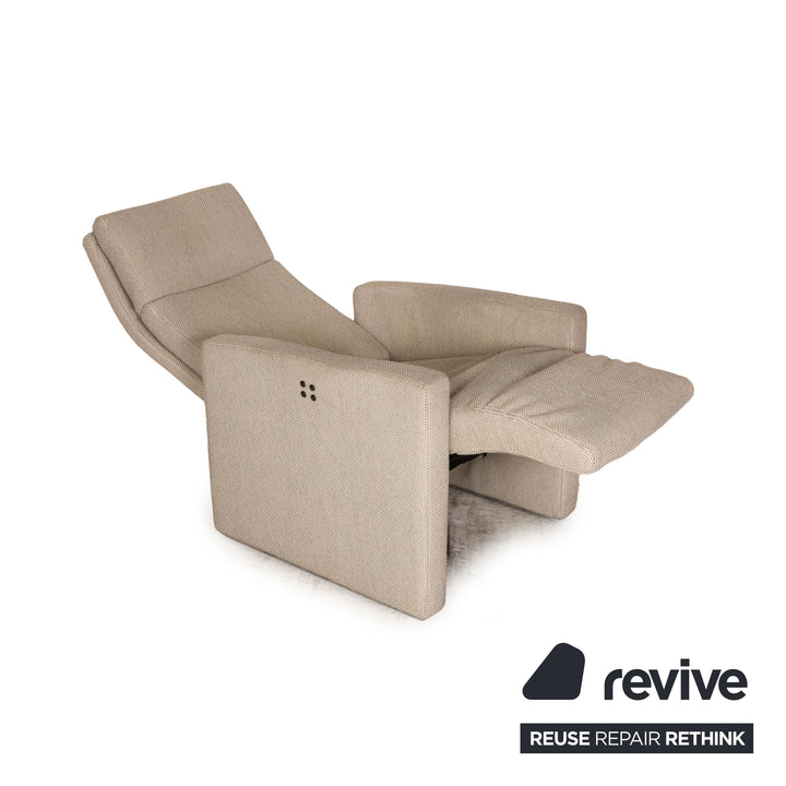 Rolf Benz Ego fabric armchair set grey