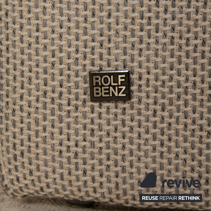 Rolf Benz Ego fabric armchair set grey
