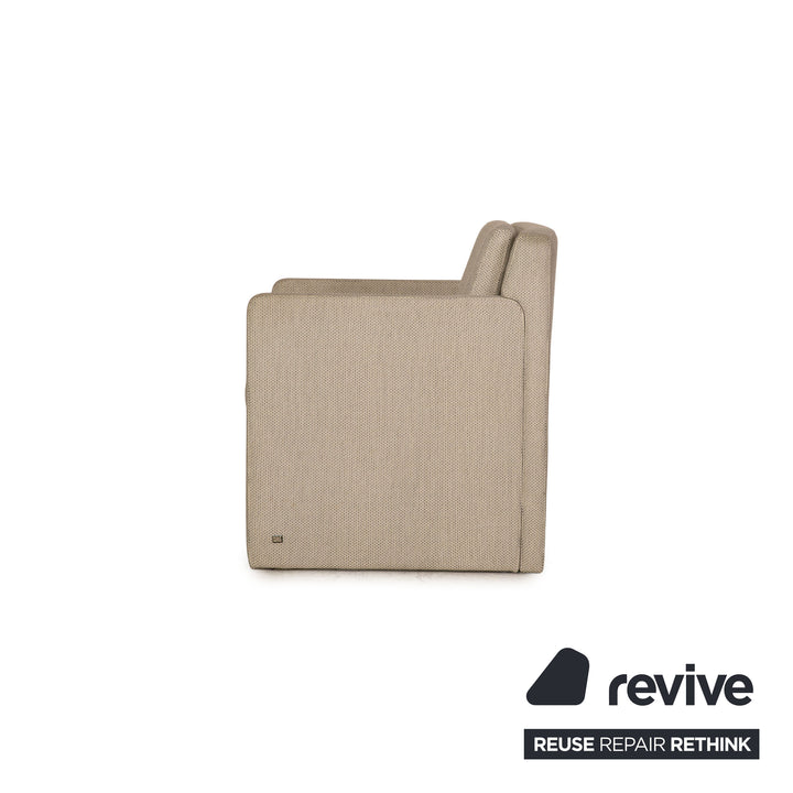 Rolf Benz Ego fabric armchair set grey