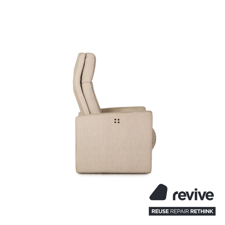Rolf Benz Ego fabric armchair set grey