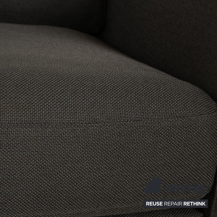 Fauteuil en tissu Rolf Benz Ego gris