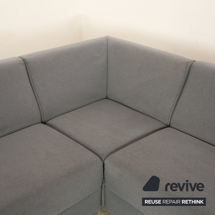 Rolf Benz Freistil 141 Stoff Ecksofa Grau