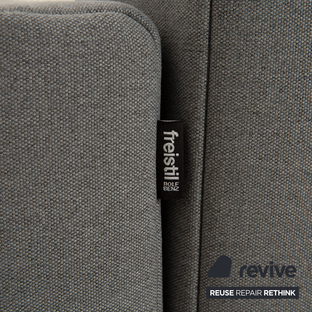 Rolf Benz Freistil 141 Stoff Ecksofa Grau