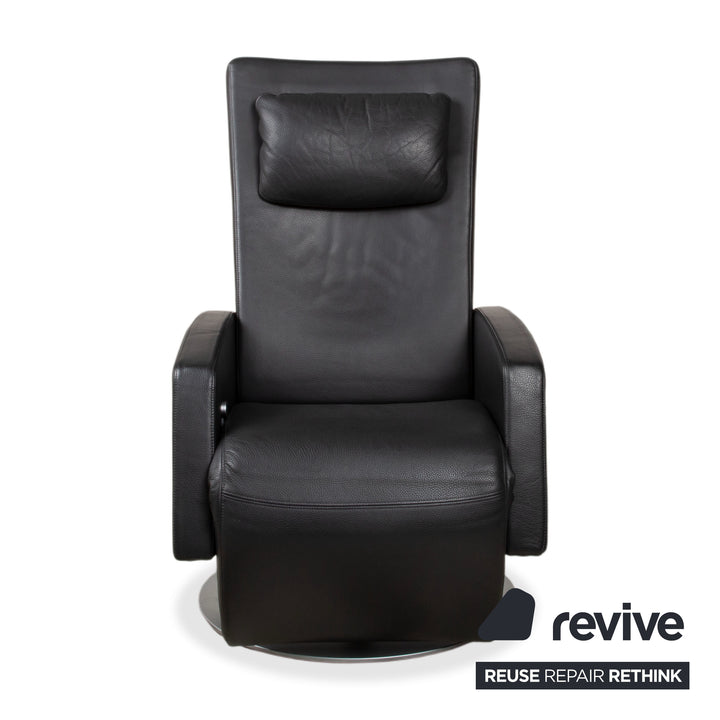 Rolf Benz LSE 5800 Leder Sessel Dunkelgrau Funktion Relaxfunktion