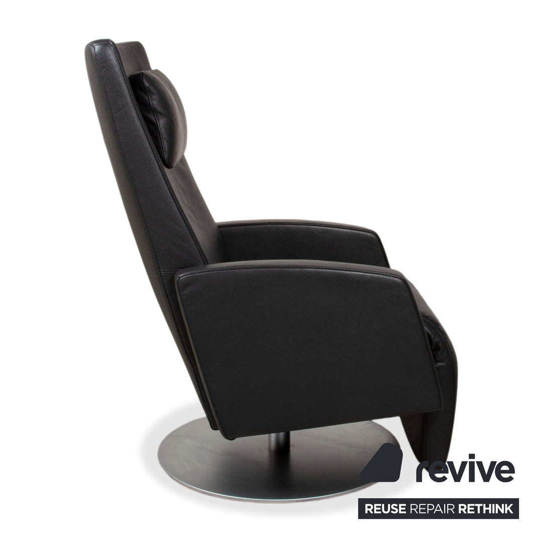 Rolf Benz LSE 5800 Leder Sessel Dunkelgrau Funktion Relaxfunktion