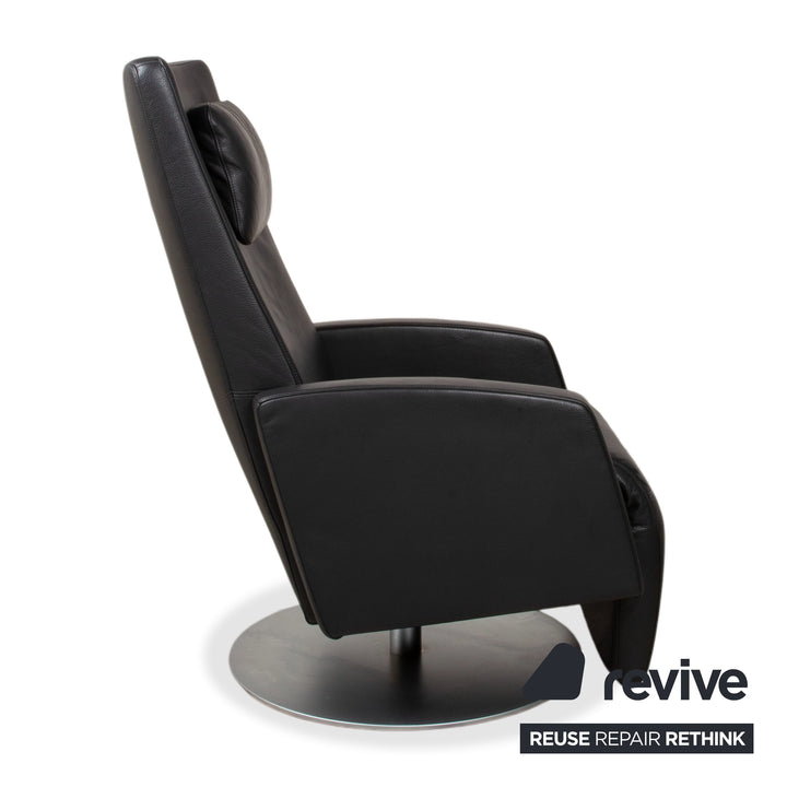 Rolf Benz LSE 5800 Leder Sessel Dunkelgrau Funktion Relaxfunktion