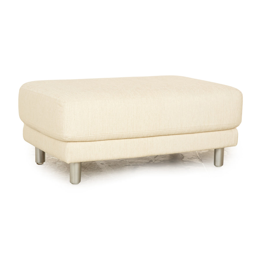 Rolf Benz Onda Stoff Hocker Creme