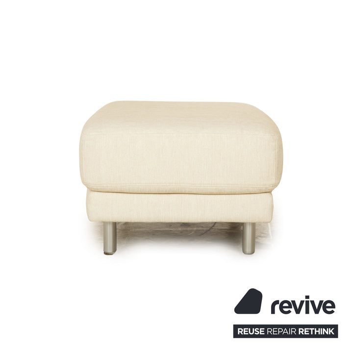 Rolf Benz Onda Stoff Hocker Creme