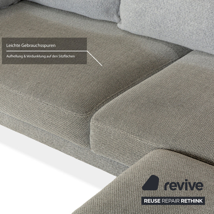 Rolf Benz Stoff Ecksofa Grau Sofa Couch