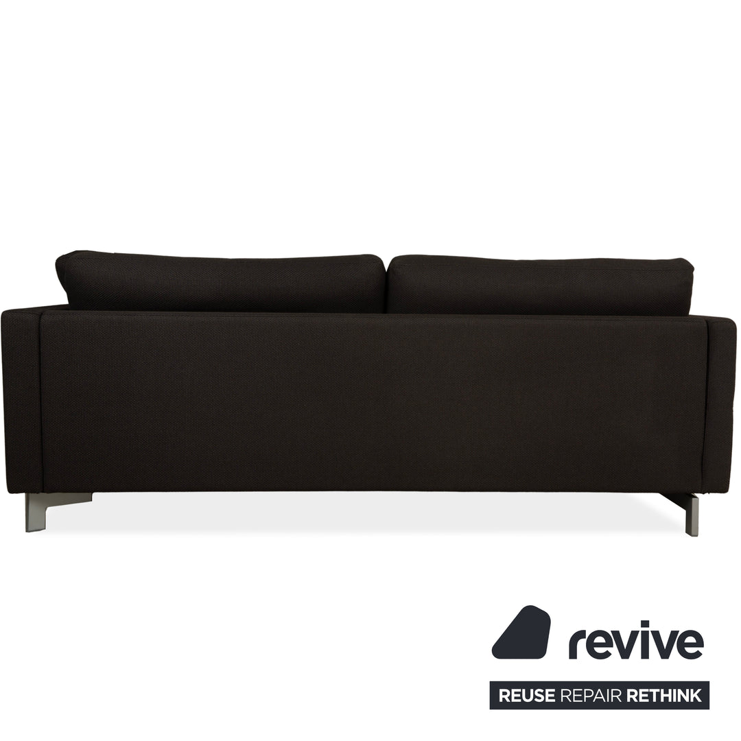 Rolf Benz Vida fabric corner sofa brown sofa couch