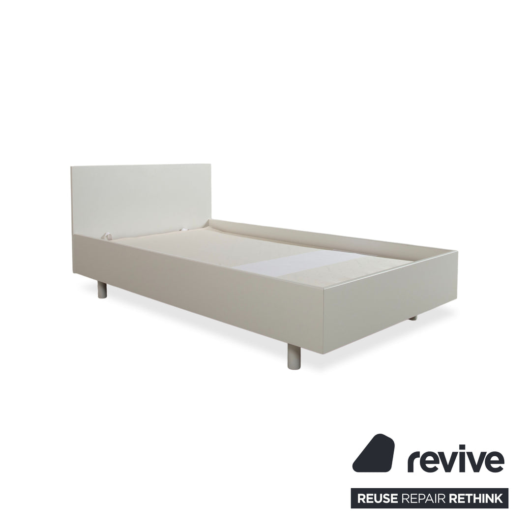 Schramm Gala28 Wood Bed White Bedroom 120 x 210 cm Electric Function