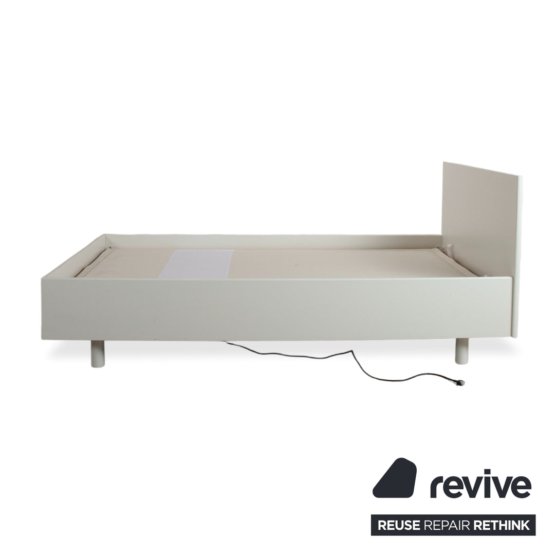 Schramm Gala28 Wood Bed White Bedroom 120 x 210 cm Electric Function