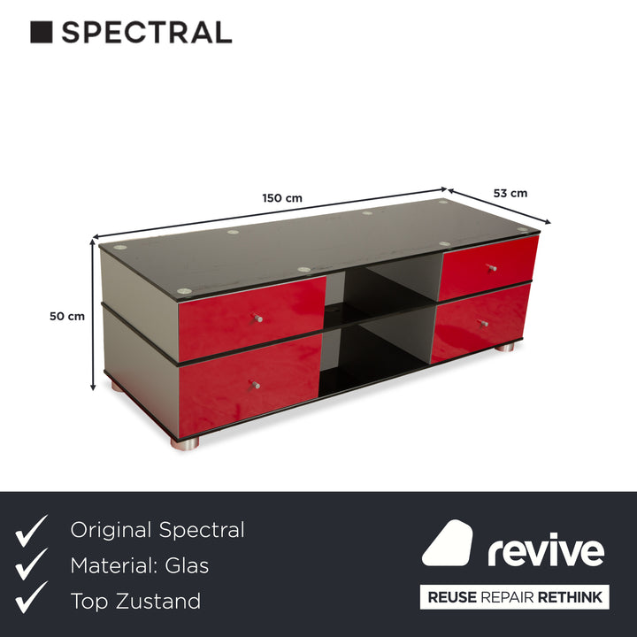Buffet en verre rouge Spectral CL 1552 HiFi