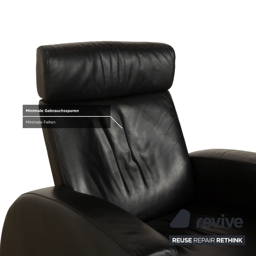 Stressless Arion Leder 2x Sessel Schwarz manuelle Funktion