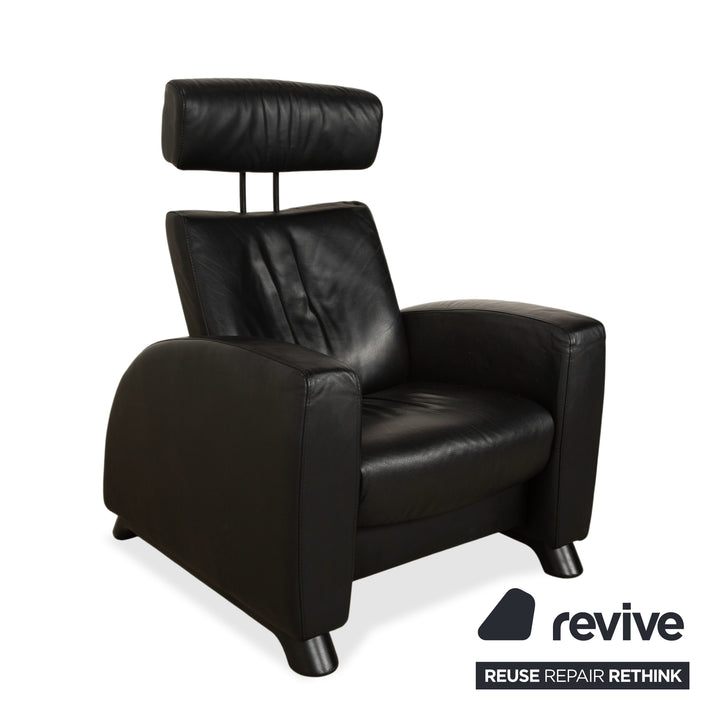 Stressless Arion Leder 2x Sessel Schwarz manuelle Funktion