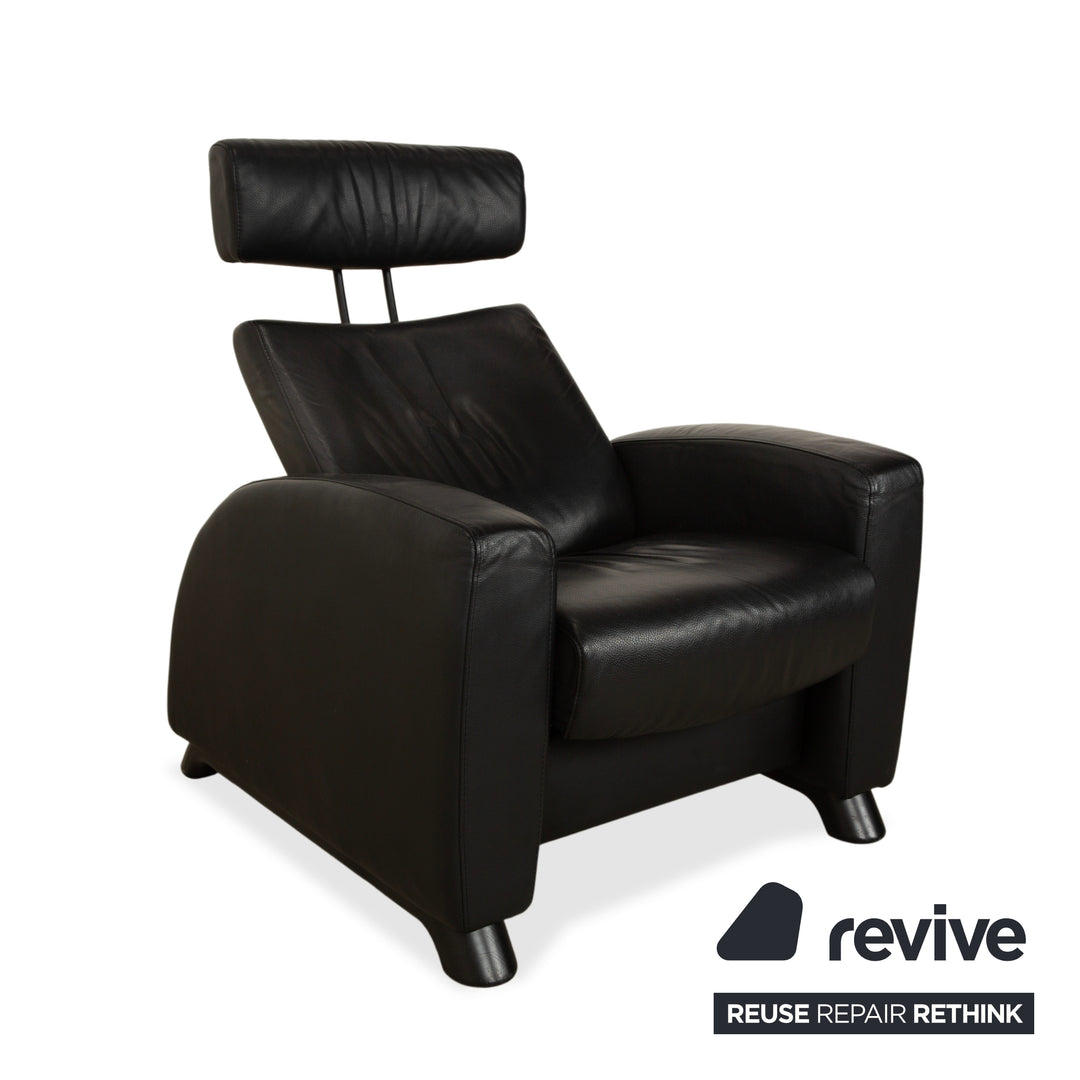 Stressless Arion Leder 2x Sessel Schwarz manuelle Funktion