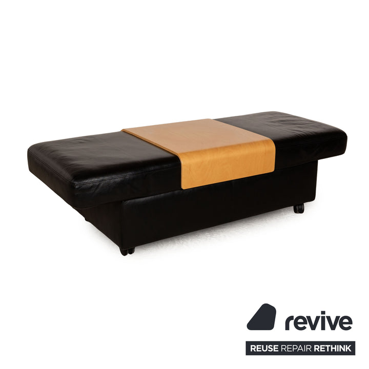 Stressless Arion Leder Hocker manuelle Funktion Doppelhocker