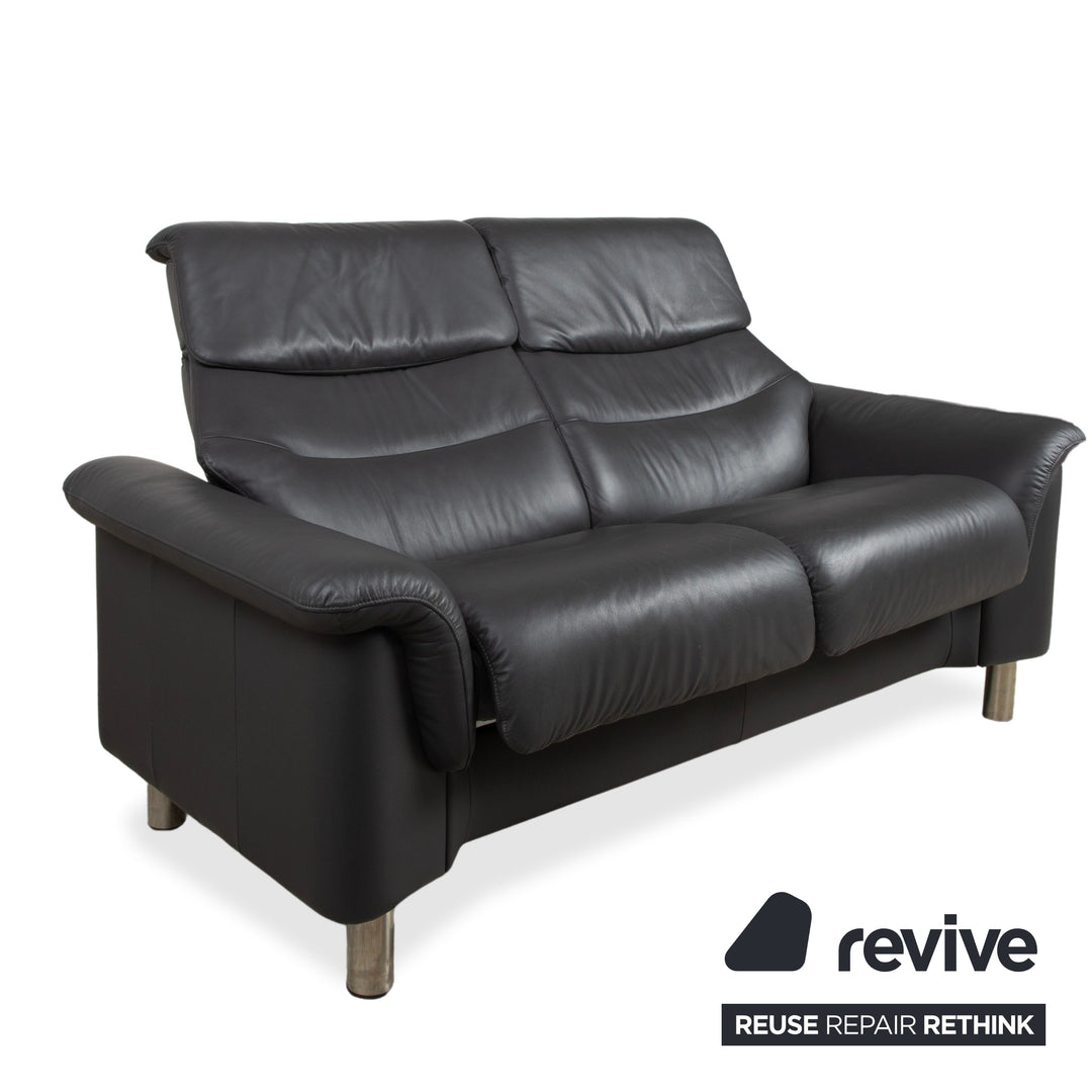 Canapé deux places Stressless Como en cuir vert